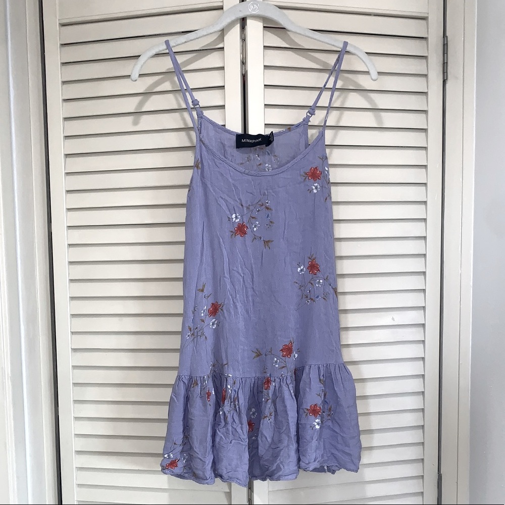 Minkpink Purple Floral Sundress